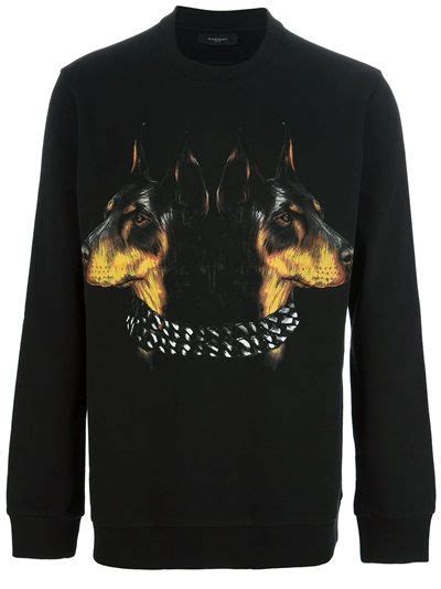 givenchy doberman jumper|Men's Designer Sweatshirts & Hoodies .